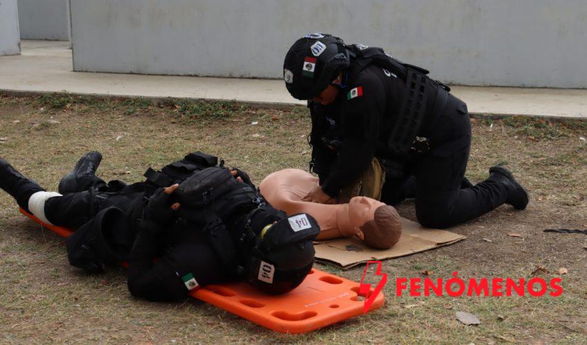 Capacita SSPT a 19.º bloque del Curso de Medicina Táctica Policial