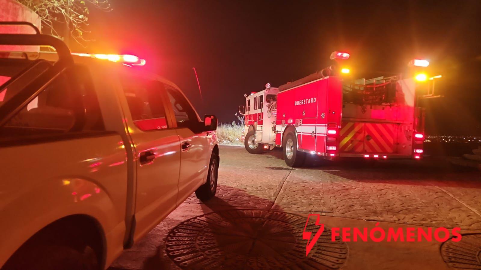 Atiende Municipio de Querétaro incendio en Cerro Colorado