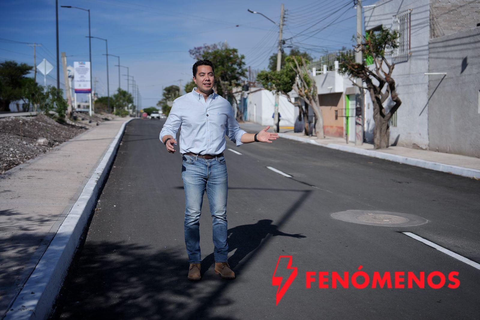 Entrega Felifer Macías rehabilitación integral de calle Concord en La Purísima