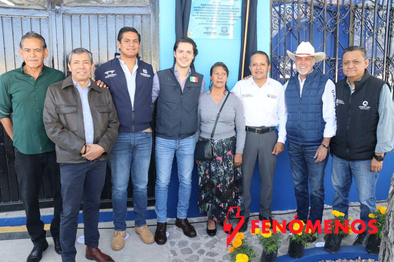 Fortalece Felifer Macías espacios ejidales y mejora condiciones para productores rurales en Querétaro