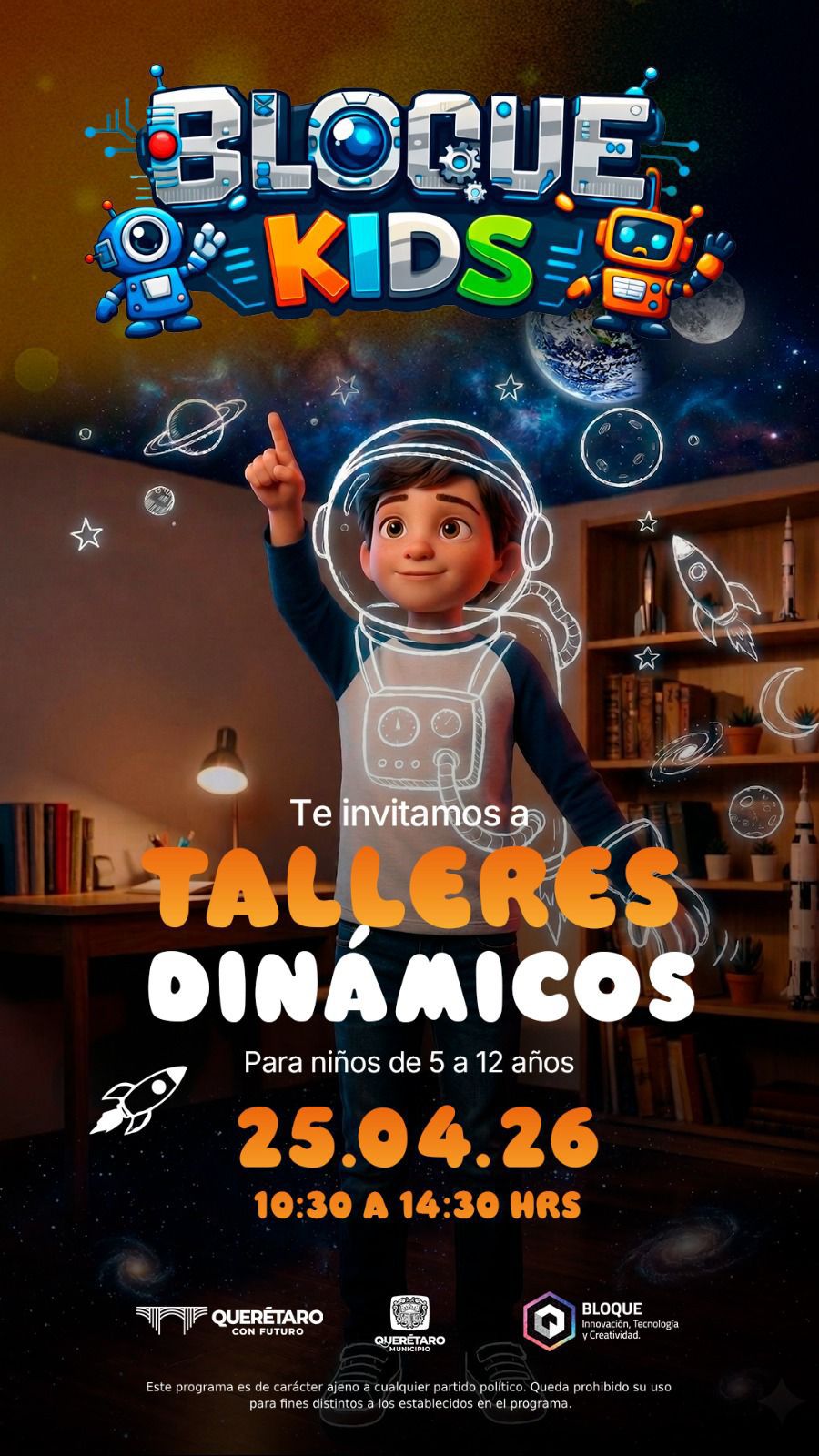 Imagen de Presenta Municipio de Querétaro el BLOQUE Kids 3