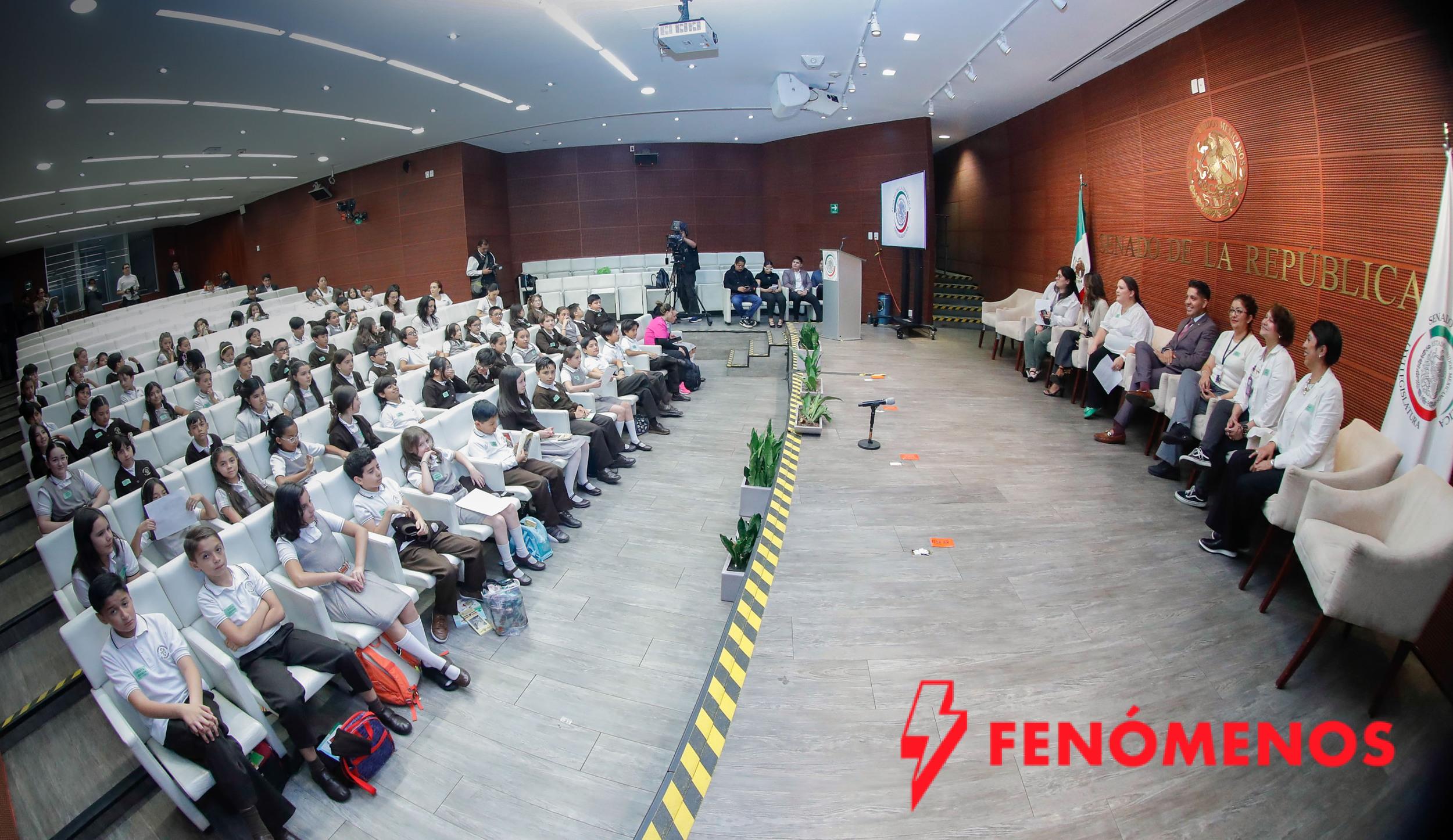 Realizan en el Senado el “Parlamento Infantil” para conocer demandas de los menores