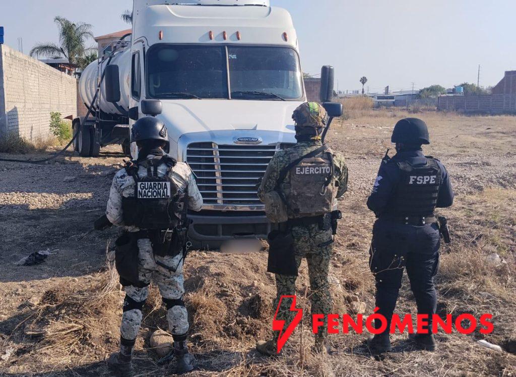 Aseguran células mixtas centro de almacenamiento de hidrocarburo en Celaya