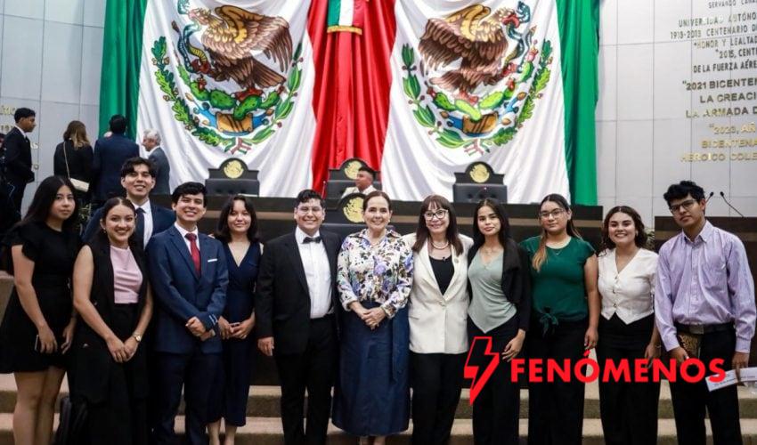Abre sus puertas Congreso a jóvenes para ejercicio parlamentario en Tamaulipas: INJUVE