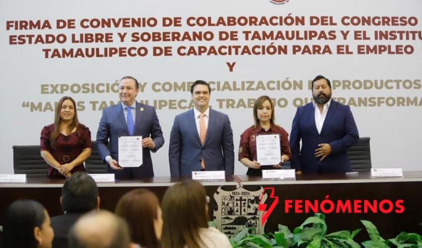 Impulsan ITACE y Congreso del Estado nuevas oportunidades de capacitación para las y los tamaulipecos