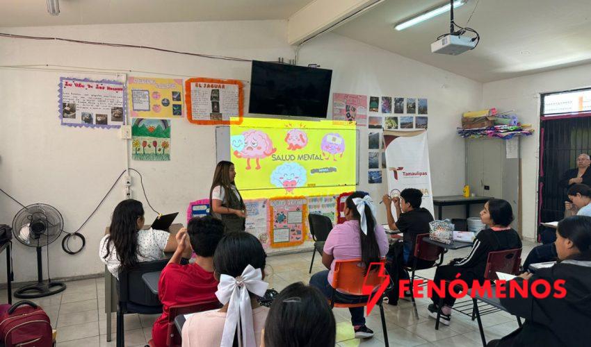 Refuerza SIPINNA Tamaulipas acciones de promoción de derechos y salud mental en Palmillas