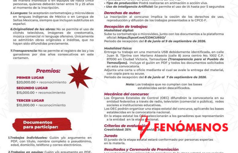 Lanza SABG convocatoria “Transparencia en Corto” tercera edición