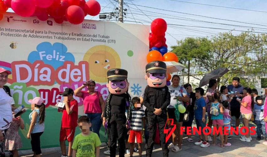 Celebra Guardia Estatal de Género a niñez en Ciudad Victoria, Reynosa y Nuevo Laredo