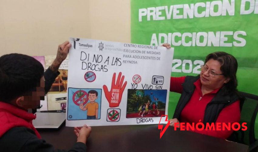 Implementa DEMA “Jornada de Prevención de Adicciones” con adolescentes y padres de familia en Reynosa