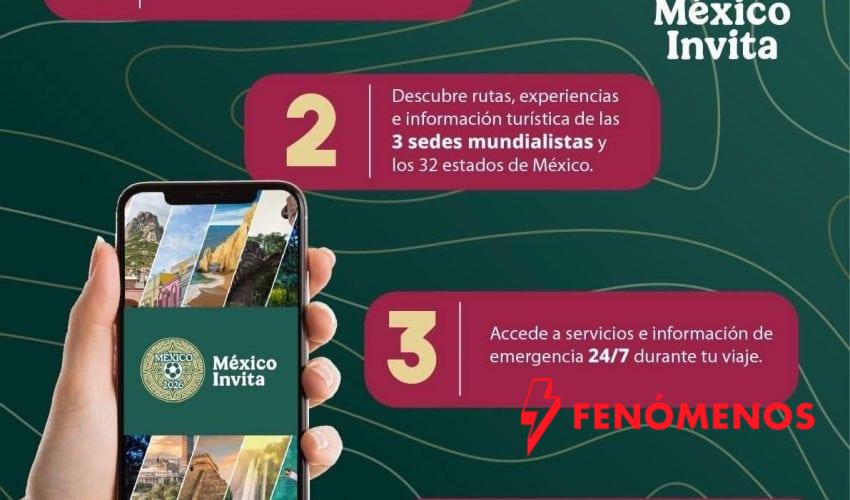 Presentan app “México Invita” para turistas en el Mundial