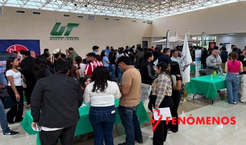 Fortalece UT Nuevo Laredo inserción laboral con Feria del Empleo y Estadías