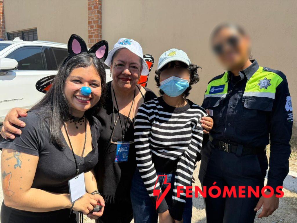 Entre juegos y convivencia, integrantes de las FSPE y Policía de Caminos festejaron a niñas y niños en tratamiento oncológico