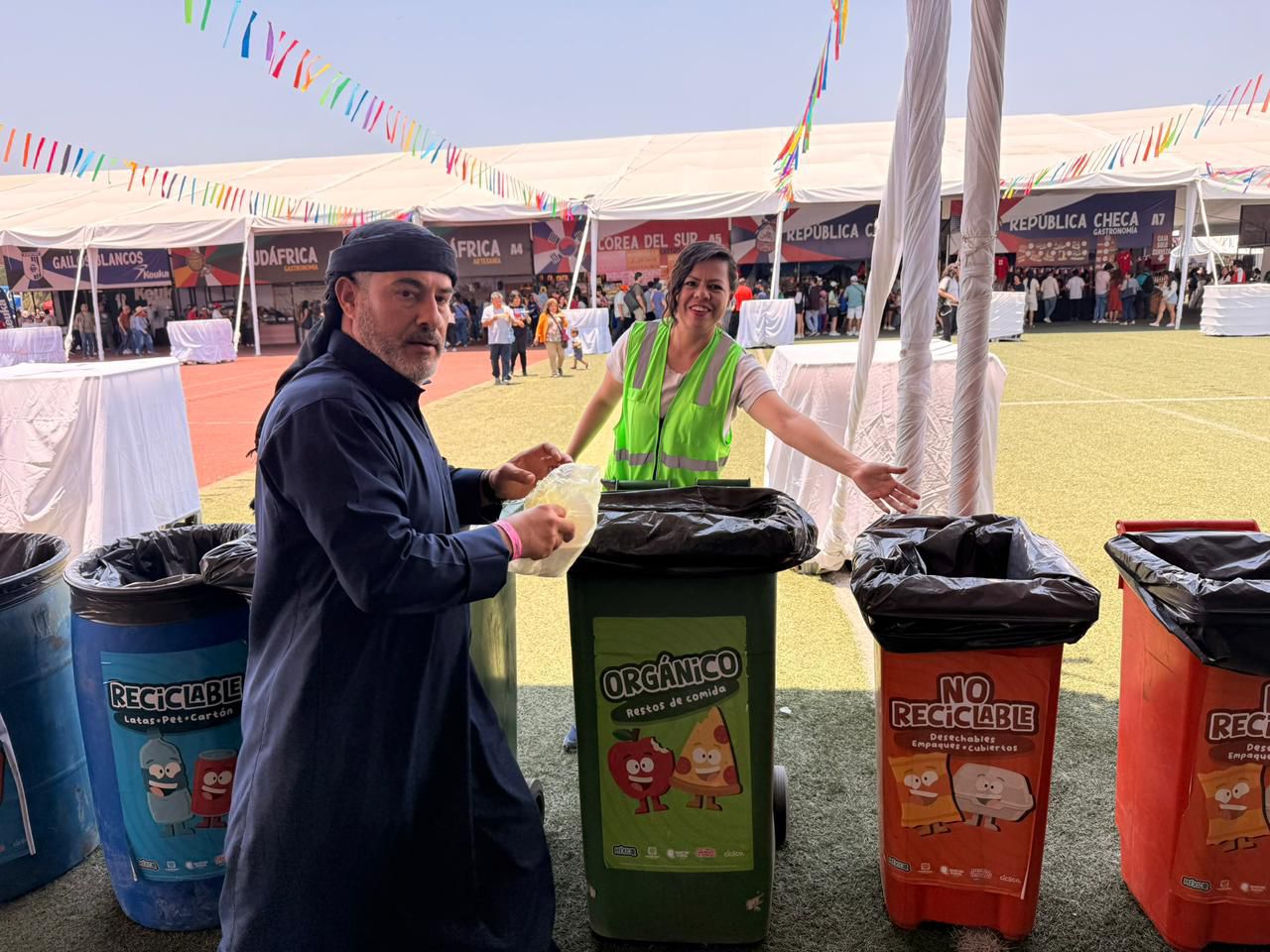 Imagen de Recupera Municipio de Querétaro más de 23 toneladas de residuos en el Festival de Comunidades Extranjeras 2
