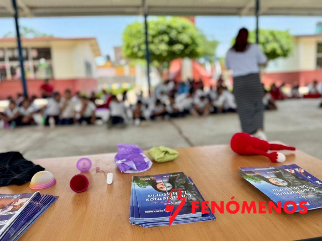 Impulsa Gobierno de la Gente educación menstrual en escuelas y comunidades