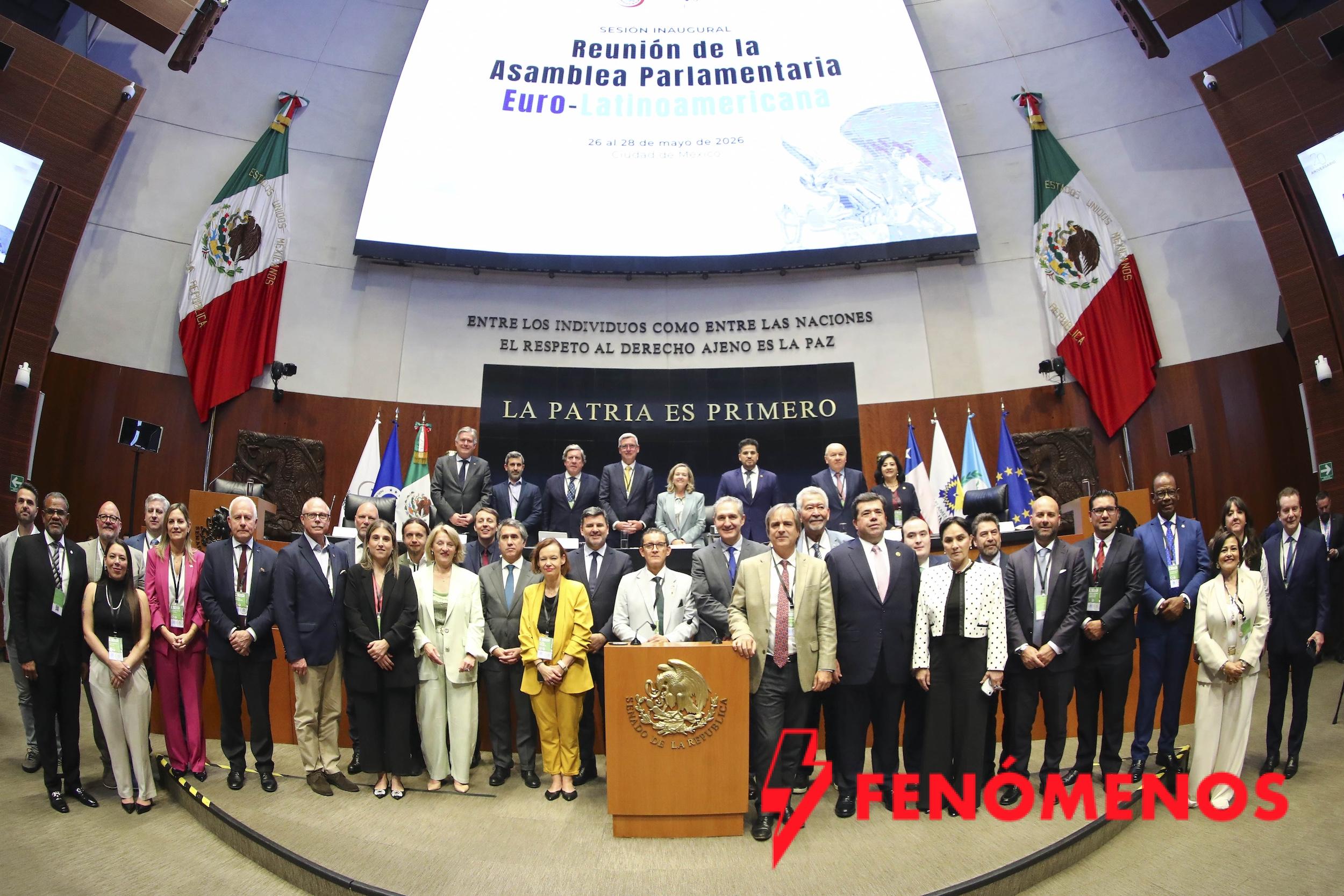 Inician en el Senado de la República trabajos de la Asamblea Parlamentaria Euro-Latinoamericana