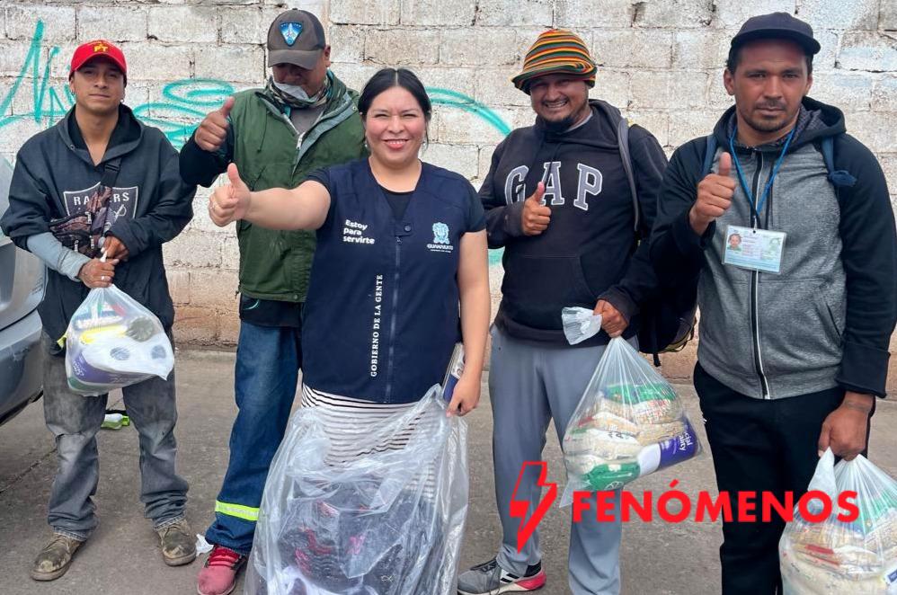 Brinda Gobierno de la Gente Ayuda Humanitaria a Personas Migrantes en Tránsito por Guanajuato