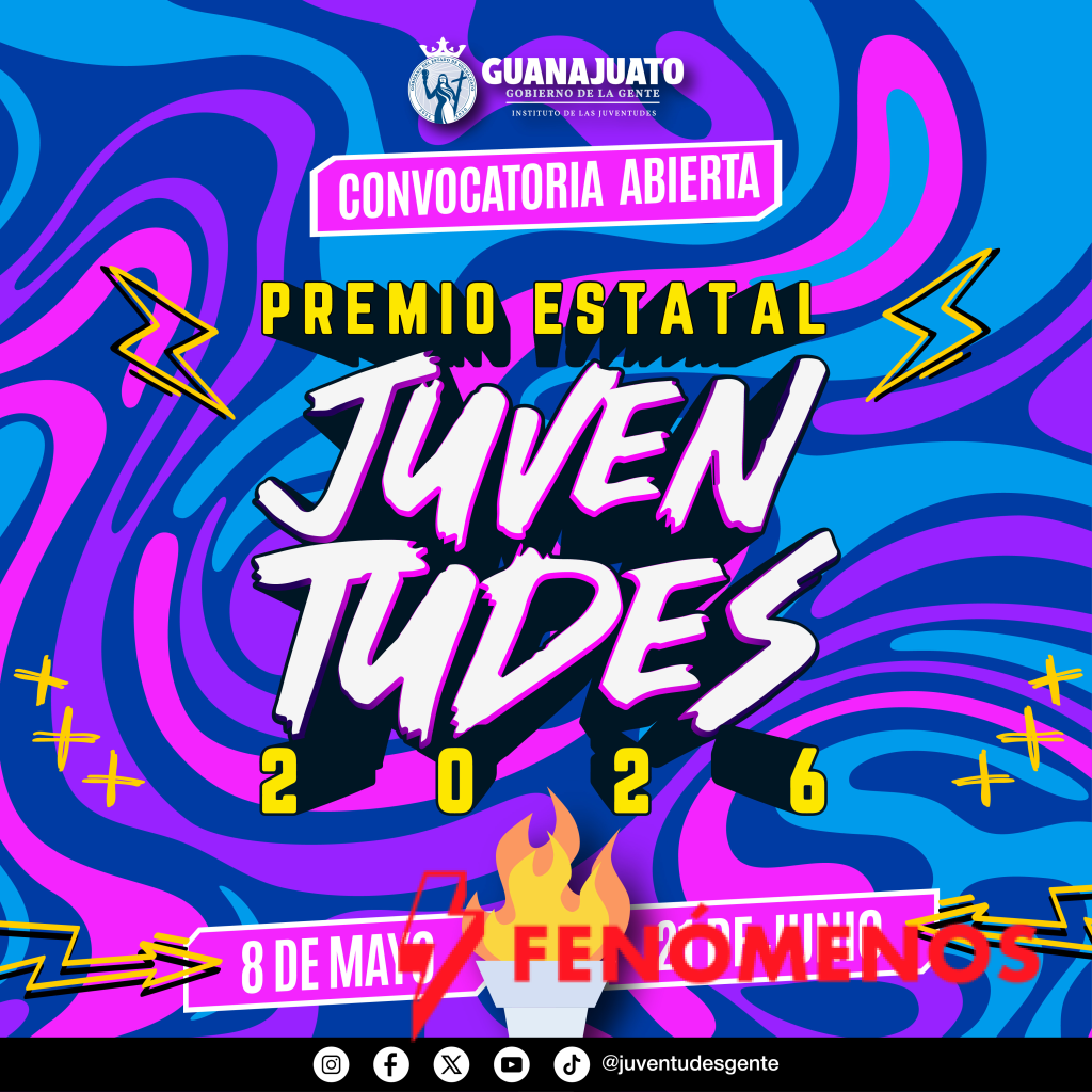 EL INSTITUTO DE LAS JUVENTUDES LANZA CONVOCATORIA DEL PREMIO ESTATAL 2026