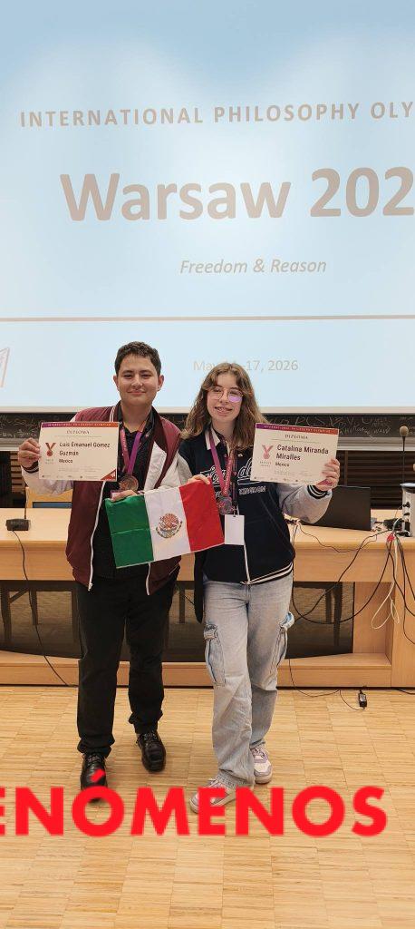 Catalina Miranda Miralles pone en alto a Guanajuato y a México con medalla de bronce en Olimpiada Internacional de Filosofía