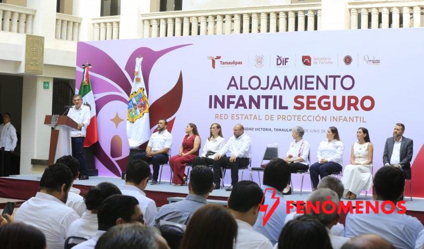 Ponen en marcha Américo y María Villarreal, Alojamiento Infantil Seguro y reafirman protección a la niñez tamaulipeca
