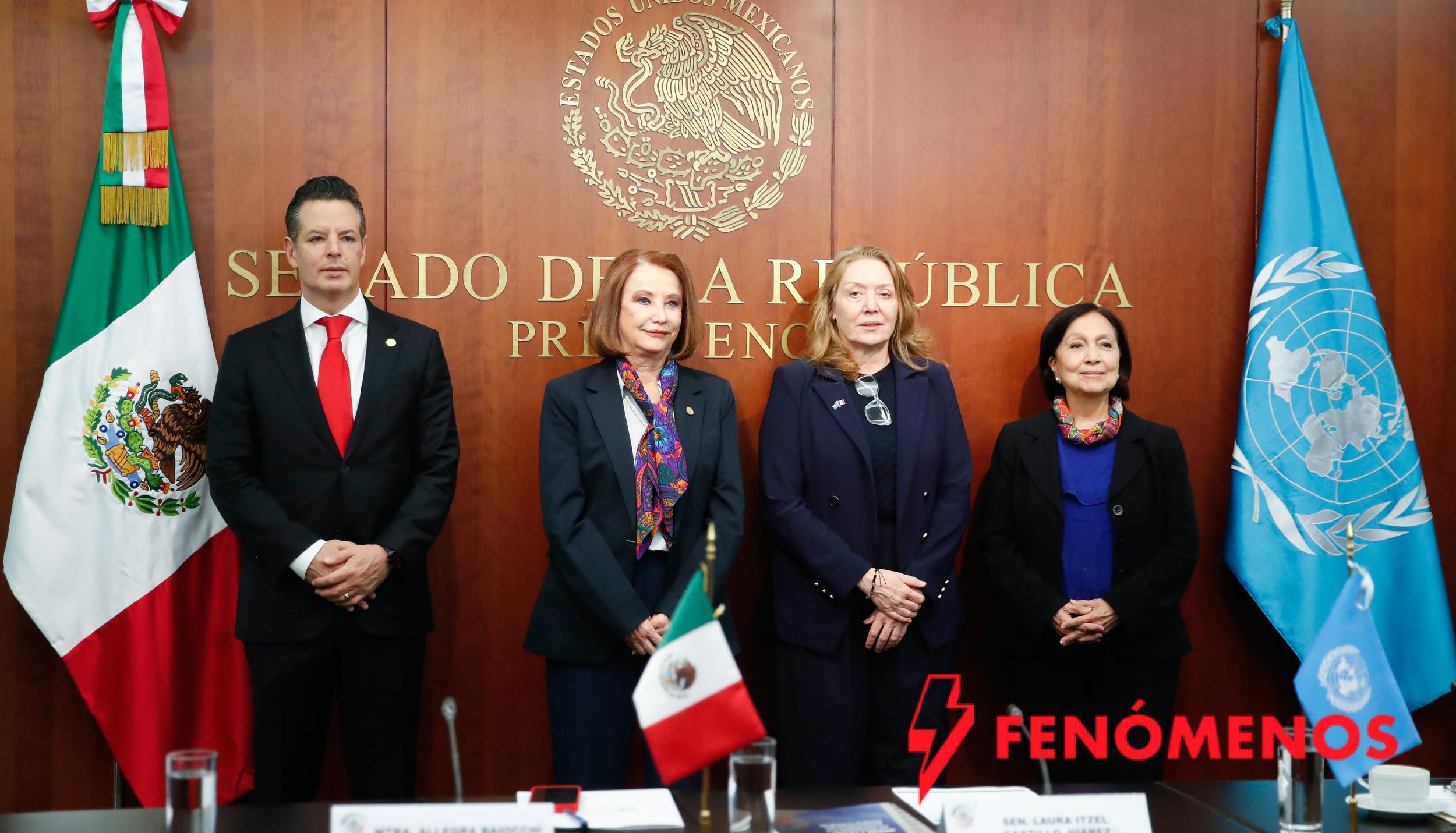 Presidenta del Senado refrenda el compromiso de México con el multilateralismo y la autodeterminación de los pueblos