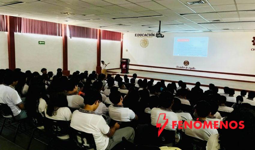 Difunde SABG “Transparencia en Corto” ante alumnos del CBTis 236