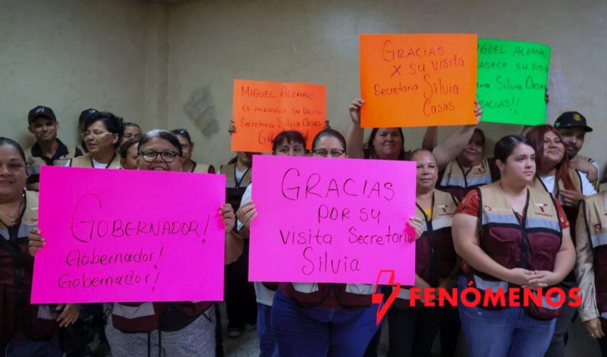 Lleva SEBIEN apoyos sociales a Camargo y Miguel Alemán
