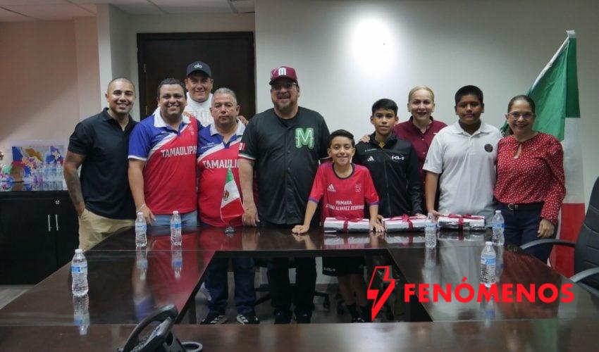 Reconoce Miguel Ángel Valdez a estudiantes de Tamaulipas por representar a México en Mundial FIFA 2026
