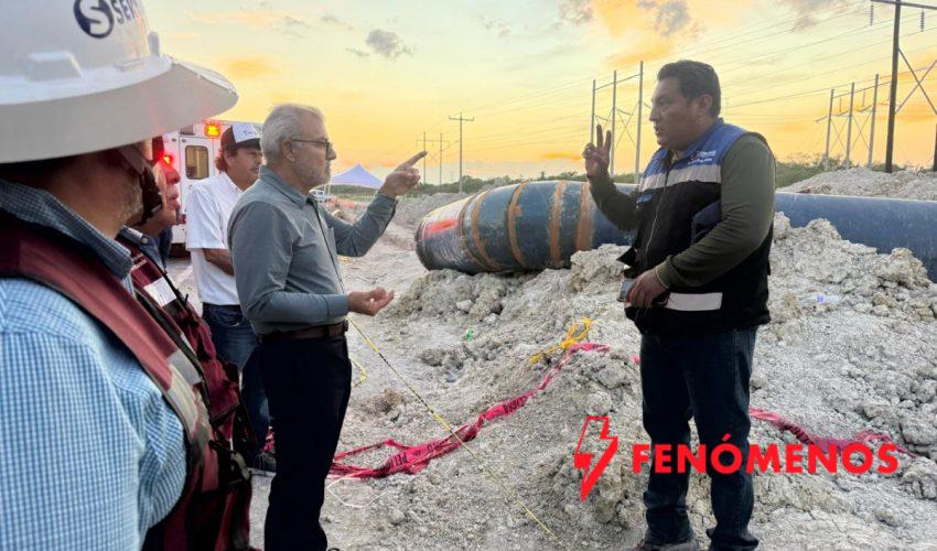 Trabajan para restablecer el suministro de agua potable en Ciudad Victoria