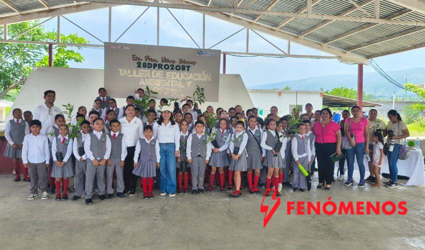 Llevan educación ambiental y cultura forestal a estudiantes de Antiguo Morelos
