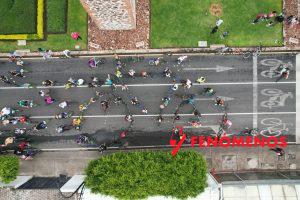 Más de mil 600 personas disfrutaron la Vía Recreativa Los Arcos en el marco del Día Mundial de la Bicicleta