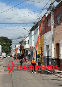Continua el retiro de cableado en desuso de las principales avenidas de la capital