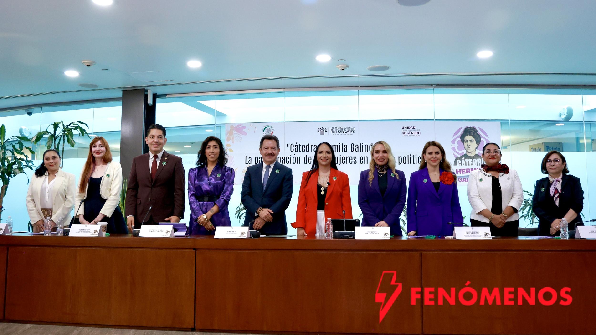 Realizan en el Senado “Cátedra Hermila Galindo: La participación de las mujeres en la vida política”