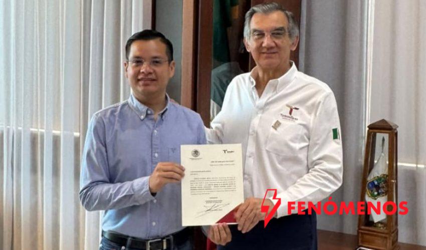 Designa gobernador de Tamaulipas a Jesús Alejandro Rincón como titular de Relaciones Públicas, Compromisos y Atención Ciudadana