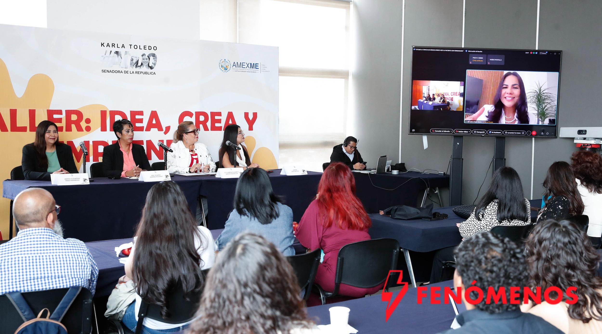 Inauguran en el Senado curso-taller para emprendedoras