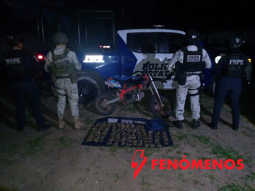 Aseguran FSPE más de mil dosis de presunta marihuana en Irapuato  