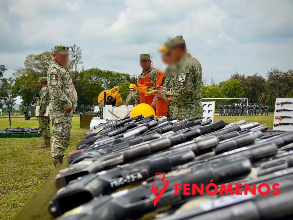 Destruyen autoridades estatales y federales más de 83 mil armas, cartuchos y explosivos en Villagrán 