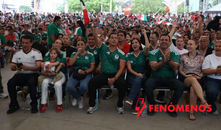 Reúne Fan Fest a más de 4 mil tamaulipecos para apoyar a la Selección Mexicana
