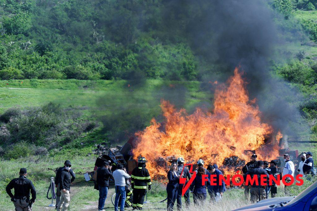 Destruyen droga y bienes del crimen con valor superior a 10 millones de pesos en Guanajuato