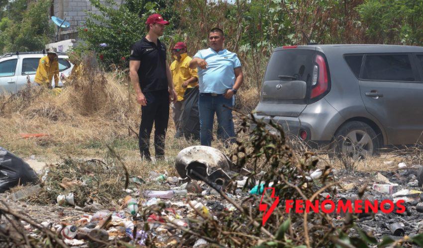 Previene SEDUMA inundaciones, enfermedades e incendios causados por tiraderos clandestinos