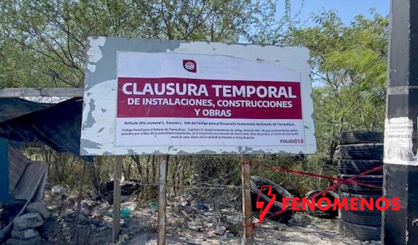 Clausuran y aseguran predio con llantas en desuso en Reynosa