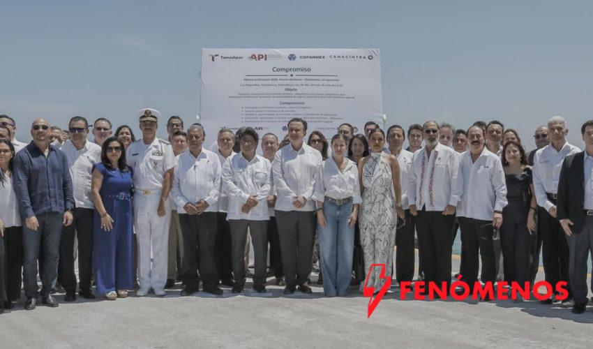 Impulsa Tamaulipas la competitividad logística con avances del Puerto del Norte en Matamoros