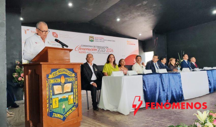 Refuerza Normal de Jaumave la formación de nuevos docentes en Tamaulipas