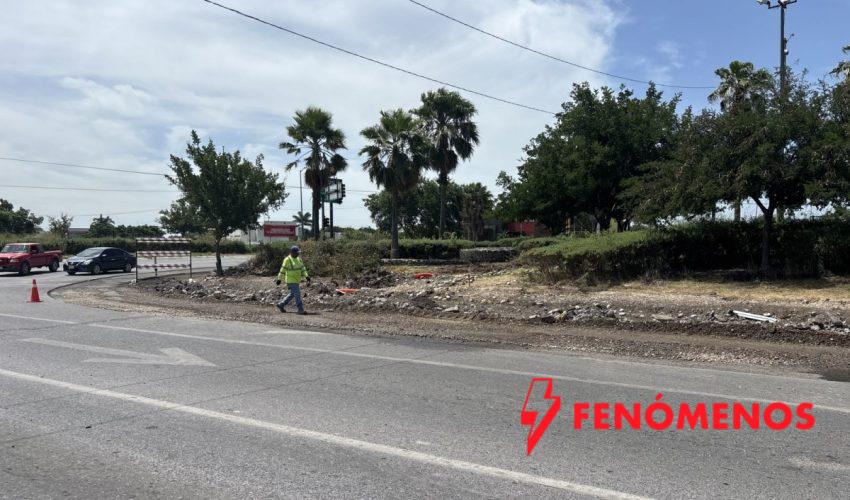 Realiza Gobierno de Américo adecuaciones viales en la capital para mejorar fluidez vehicular