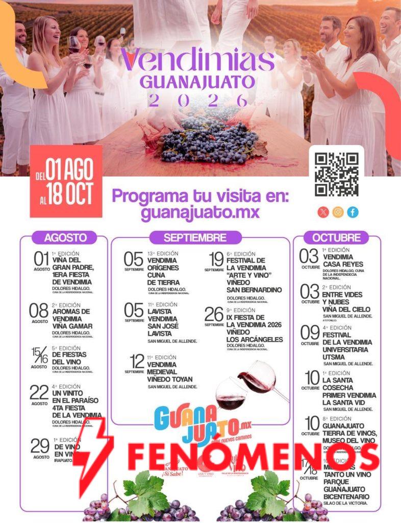 Guanajuato abre sus viñedos al mundo; más de dos meses de vino, gastronomía y tradición