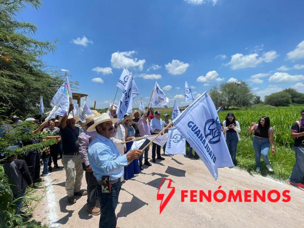 Impulsamos caminos saca cosechas en San Francisco del Rincón para fortalecer la productividad del campo