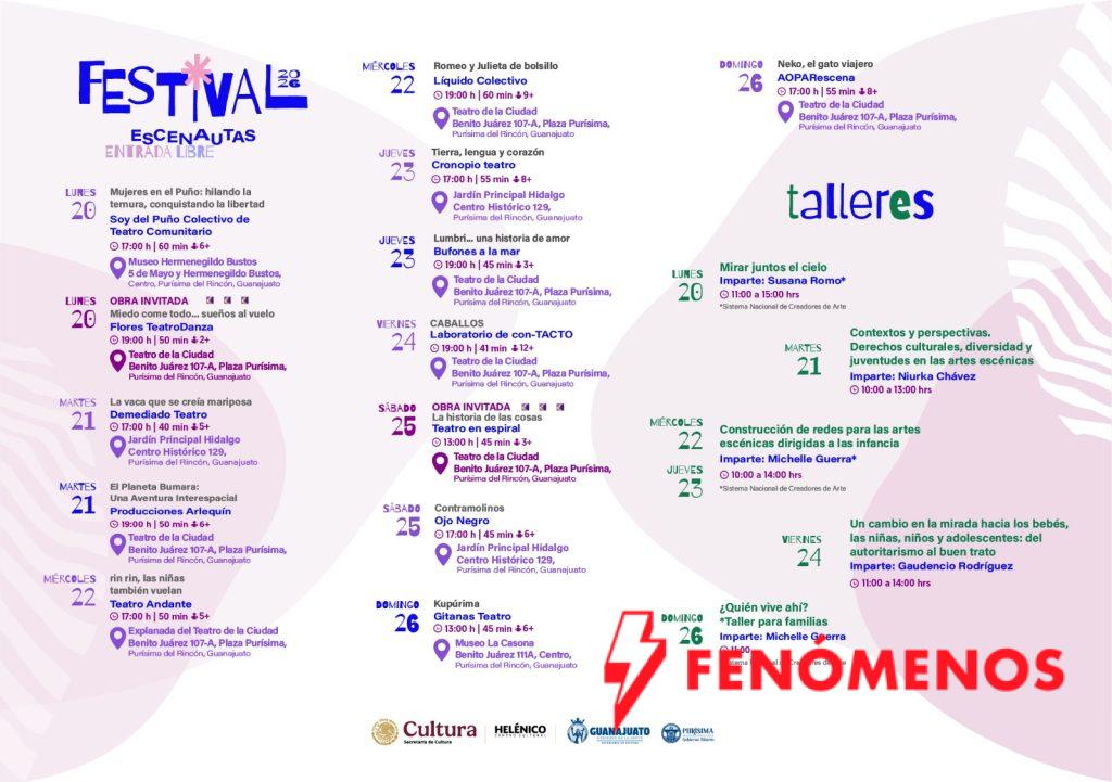 Secretaría de Cultura del Gobierno de la Gente presenta el Festival Escenautas 2026, un encuentro que celebra las artes escénicas para niñas, niños y jóvenes