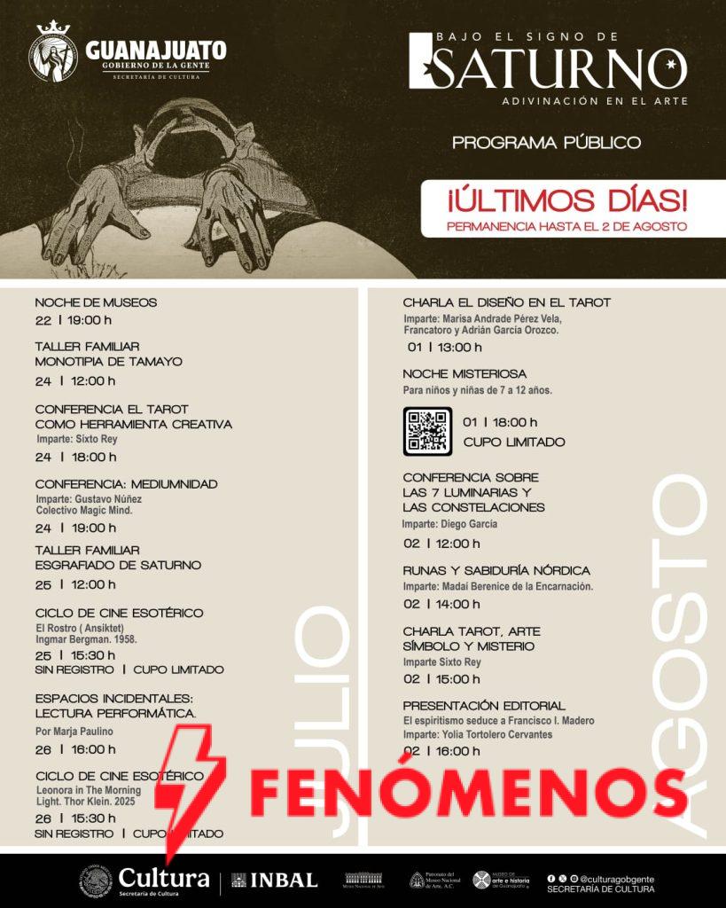 Últimos días para descubrir Bajo el signo de Saturno. Adivinación en el arte en el Museo de Arte e Historia de Guanajuato