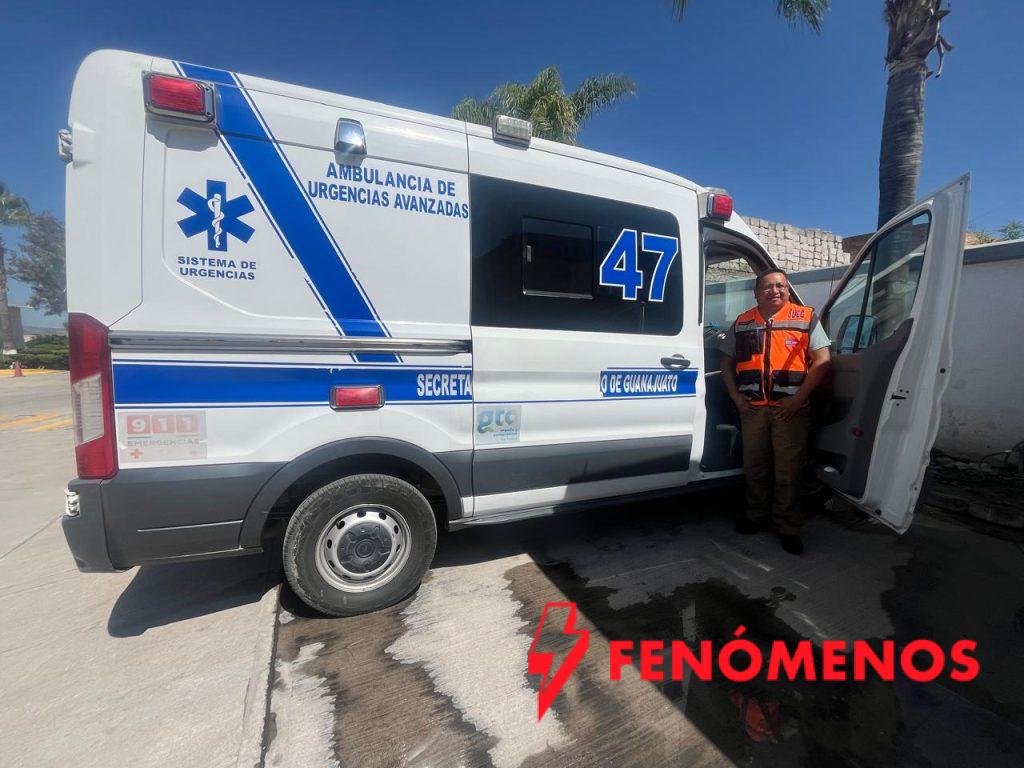 SUEG brinda 27 mil 500 apoyos de servicio de ambulancias en Guanajuato.