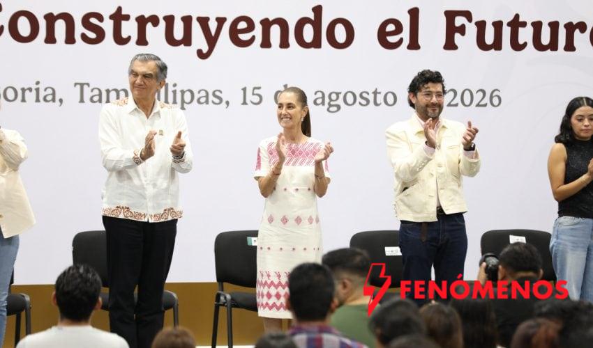 Se reúne Claudia Sheinbaum con jóvenes tamaulipecos: son el eje central del presente