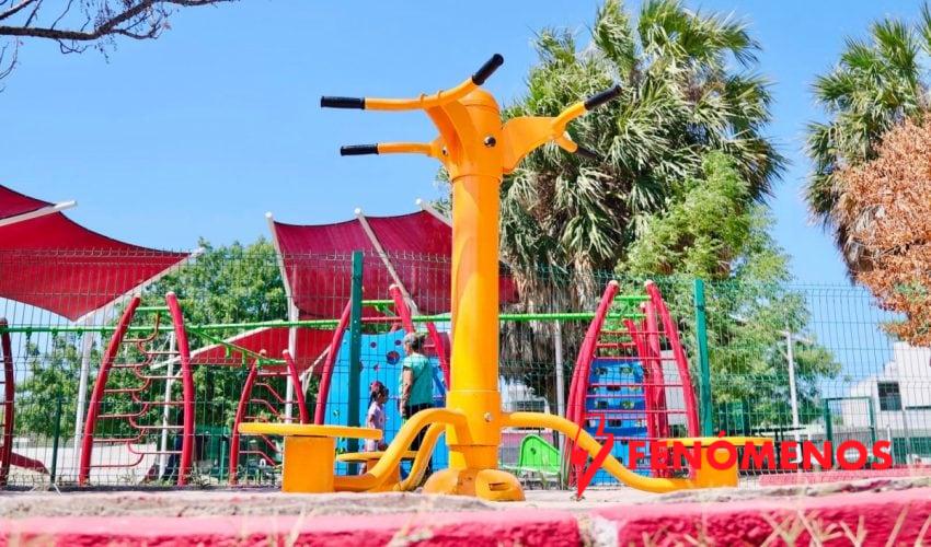 Reinaugura Sebien Parque de Bienestar en sector Pajaritos